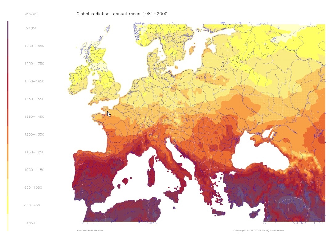 Солнечных дней в нижнем новгороде. Карта солнечного излучения Европа. Солнечная инсоляция в мире. Карта солнечной инсоляции Европы. Карта солнечной радиации Европа.